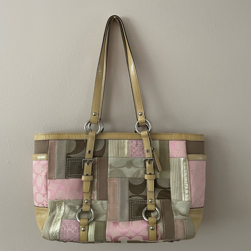 Coach bag multi-patch